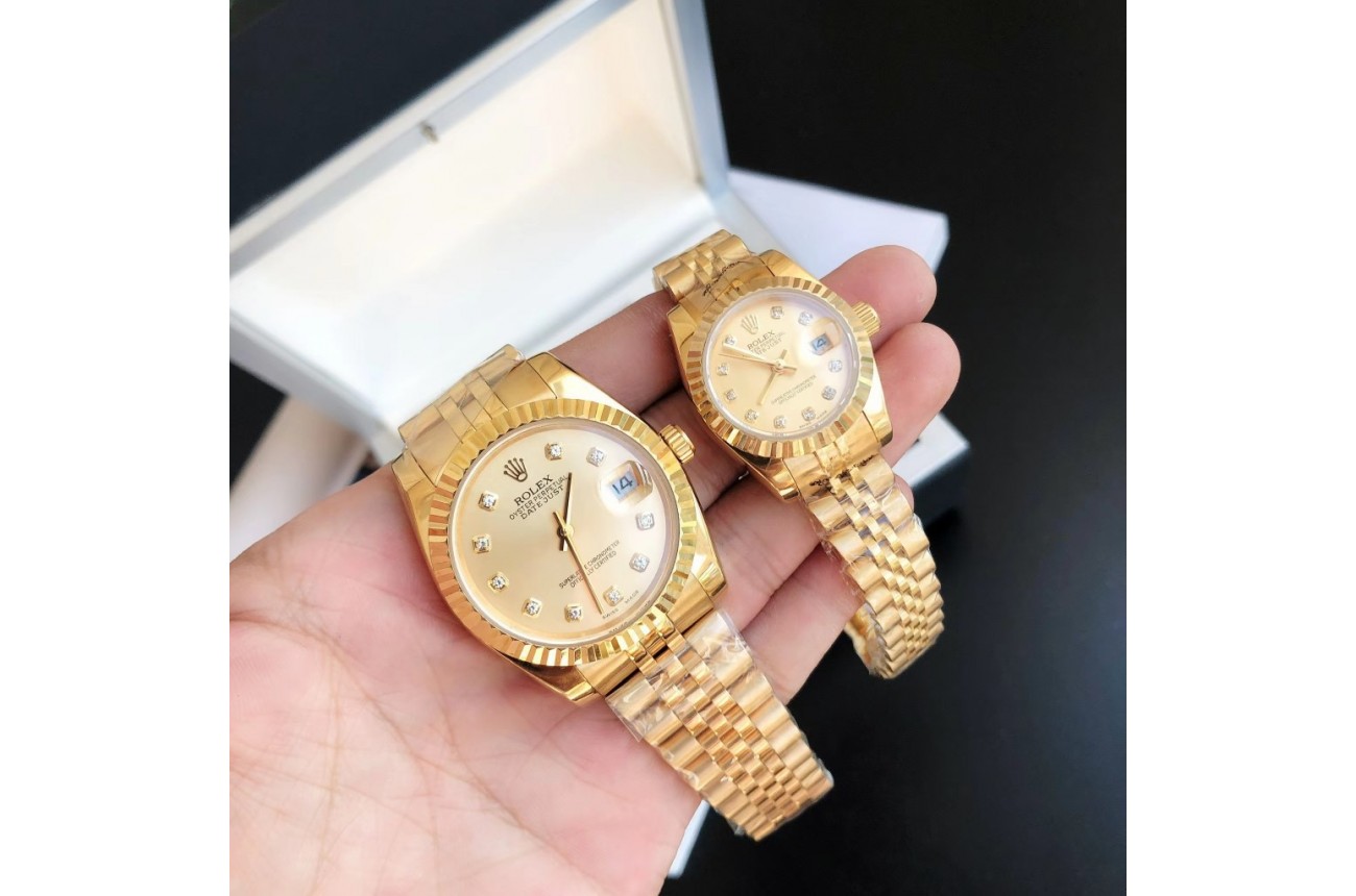 Rolex Datejust 36/28mm RG/RG Jub Gold/Dial $599.00
