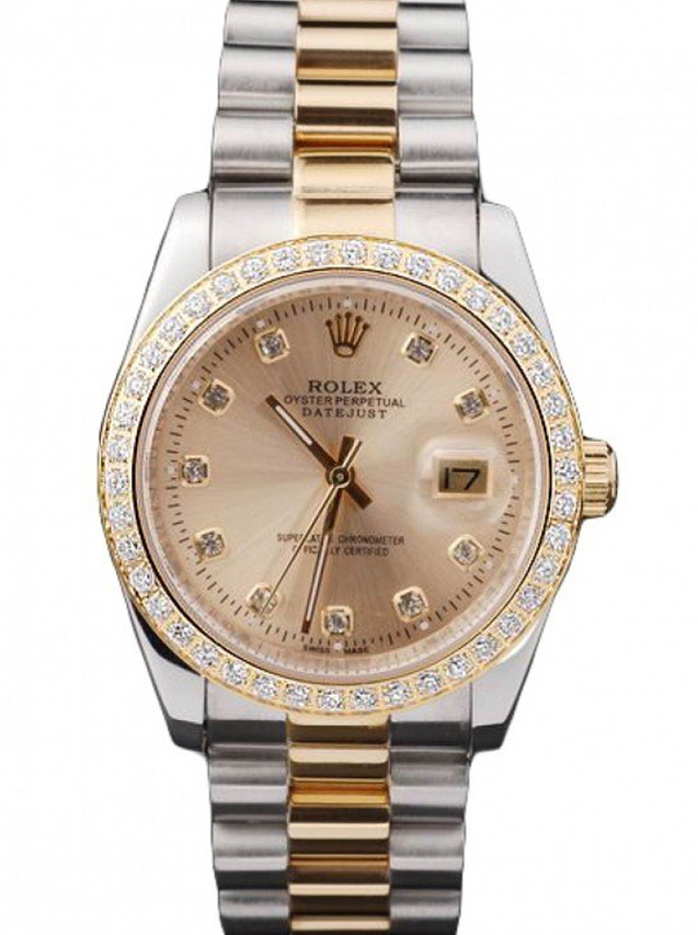 Superclone Rolex Datejust 36mm Gold Dial SRL40 $999.00