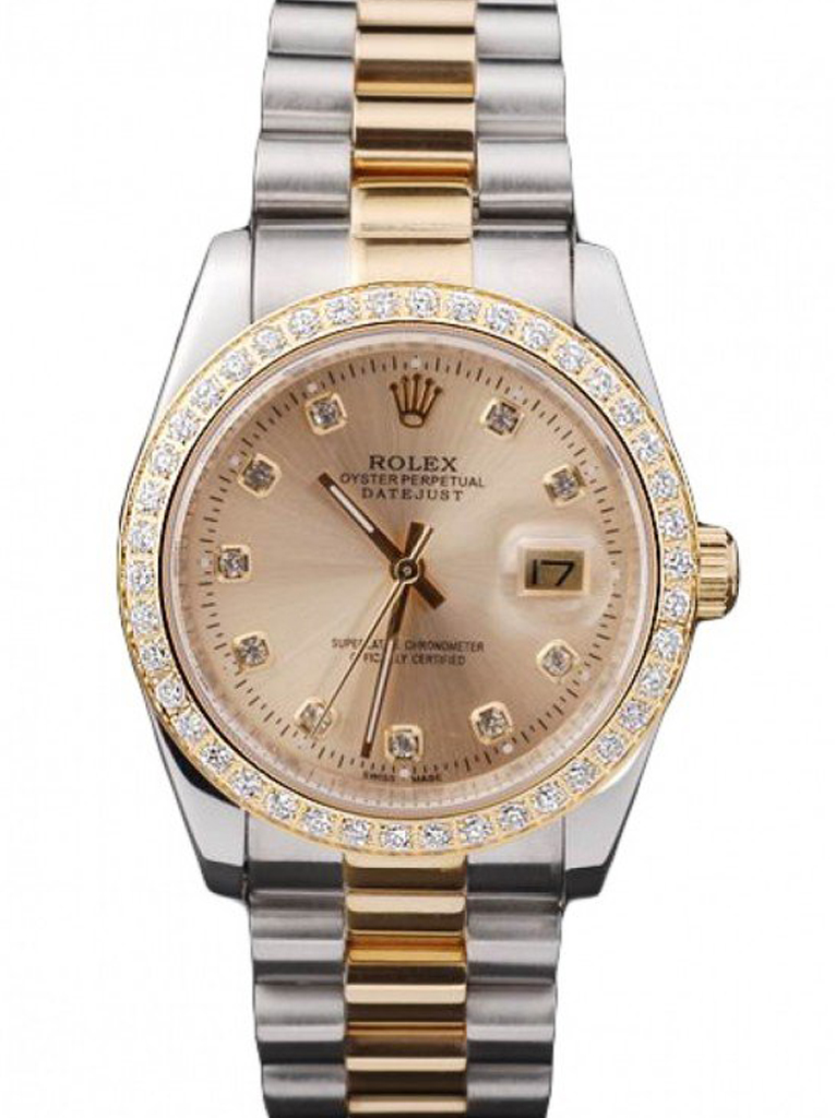 Superclone Rolex Datejust 36mm Gold Dial SRL40 $999.00