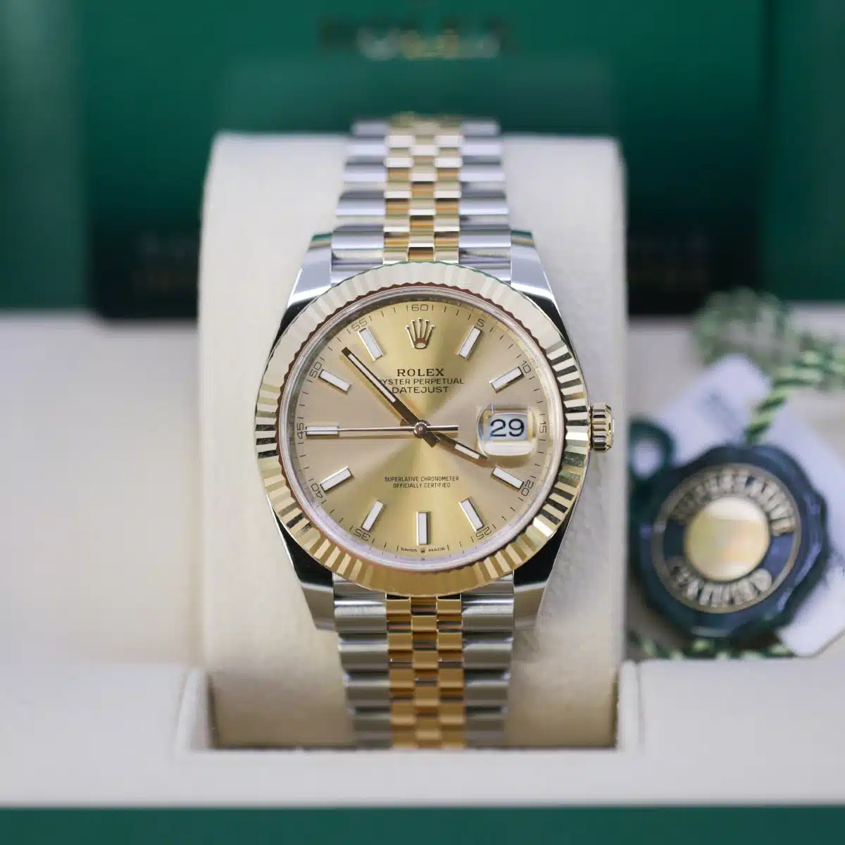 Rolex Datejust II 41mm Champagne Dial 126333 $399.00