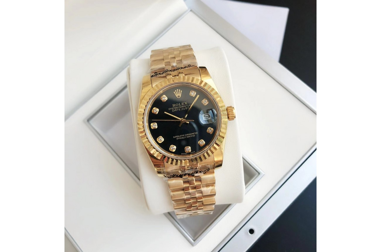 Rolex Datejust 3628mm RGRG Jub Black Dial $798.00