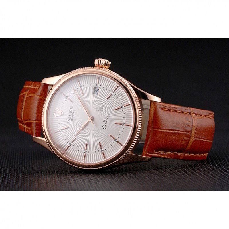 Superclone Rolex Cellini 38mm White Dial REP016812 $999.00