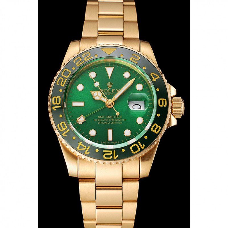 Superclone Rolex GMT-Master II 40mm Green Dial 116718LN $999.00