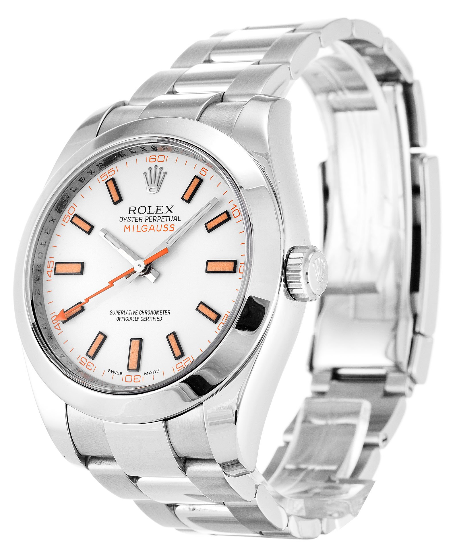 Rolex Milgauss 40mm White Dial 116400 $399.00