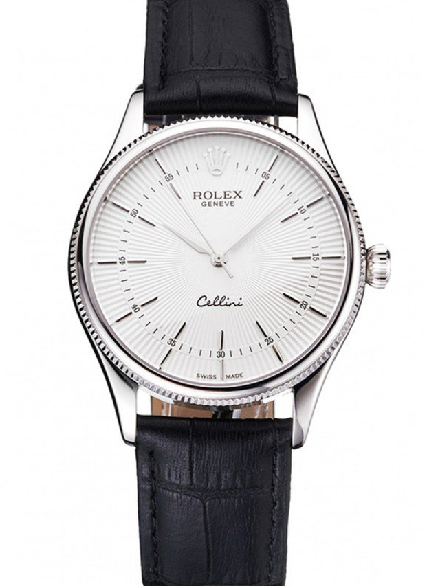 Superclone Rolex Cellini 38mm White Dial REP016805 $999.00