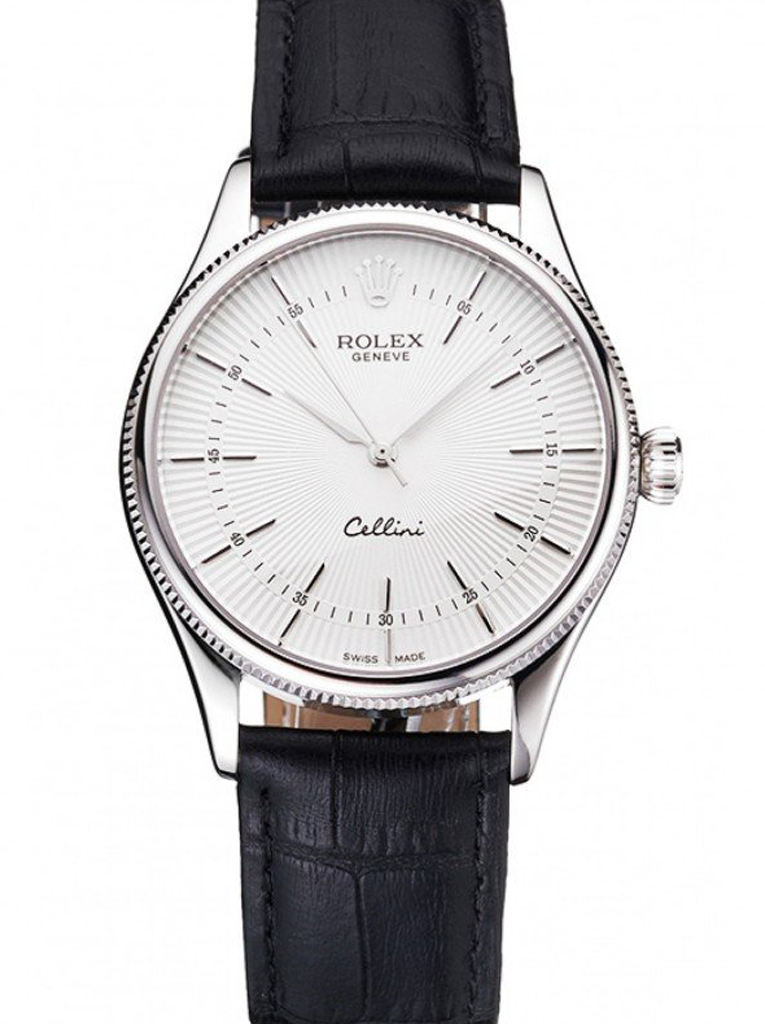 Superclone Rolex Cellini 38mm White Dial REP016805 $999.00
