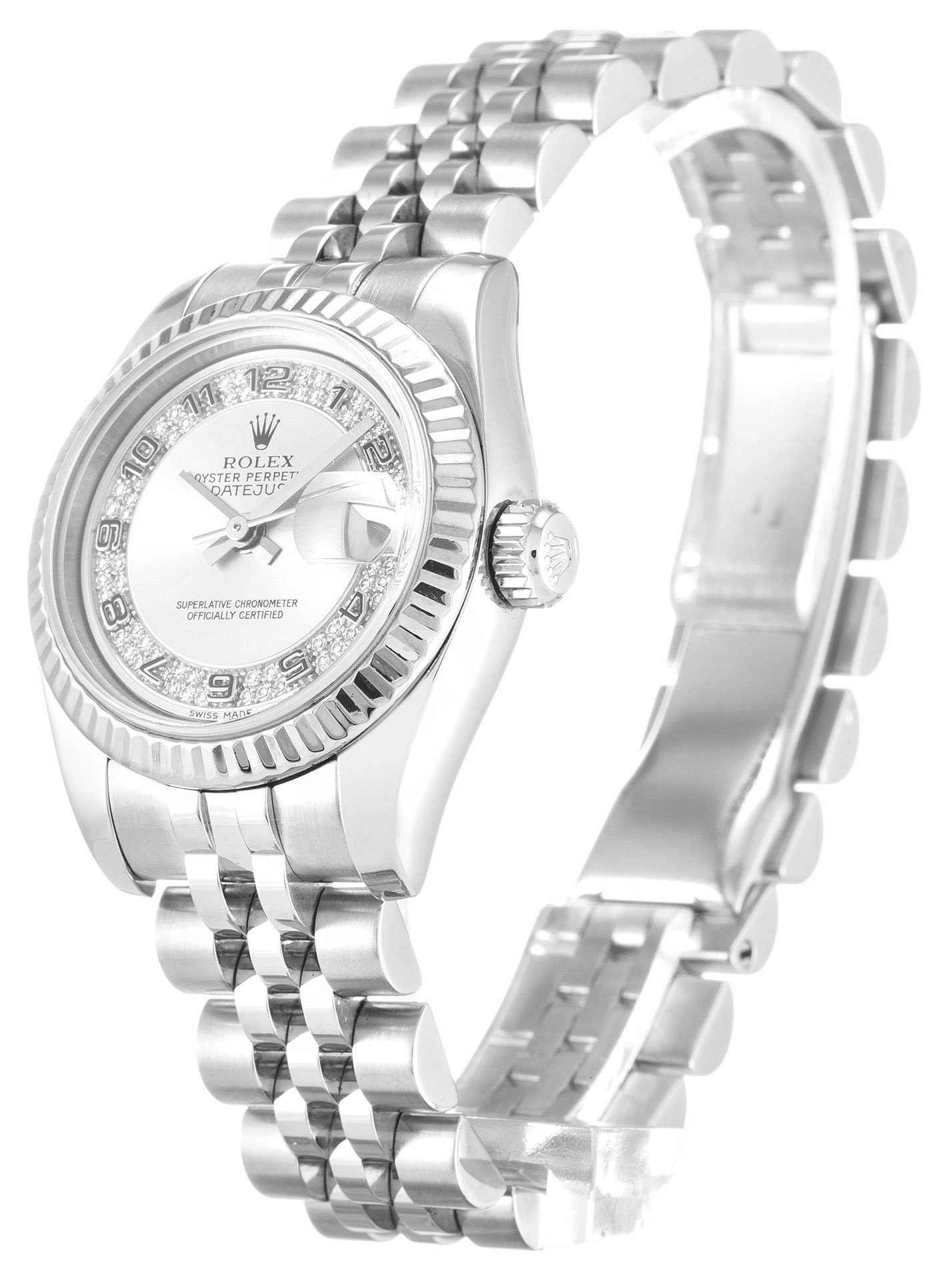 Rolex Lady-Datejust 26mm Silver Dial 179174 $399.00