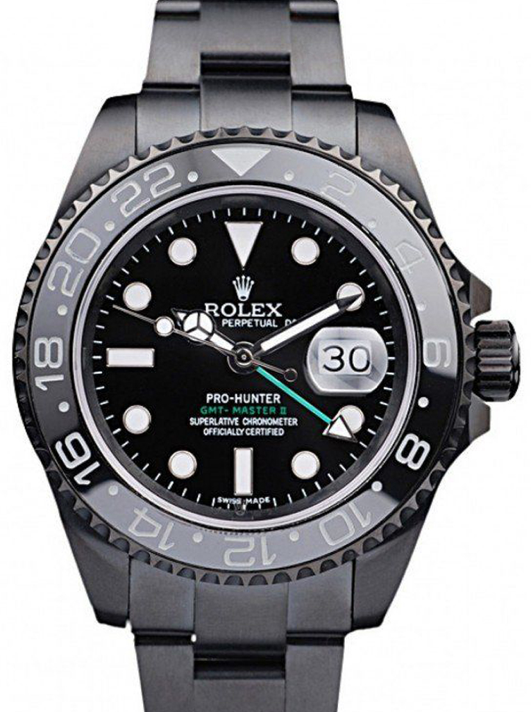 Superclone Rolex GMT-Master II 39mm Black Dial REP016828 $999.00