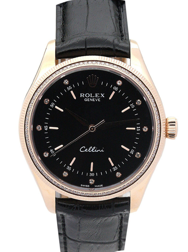 Rolex Cellini 39.5mm Black Dial 5310-2 $399.00