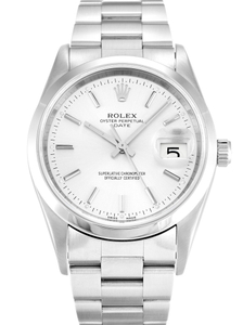 Rolex Oyster Perpetual Date 34mm Silver Dial 15200 $399.00