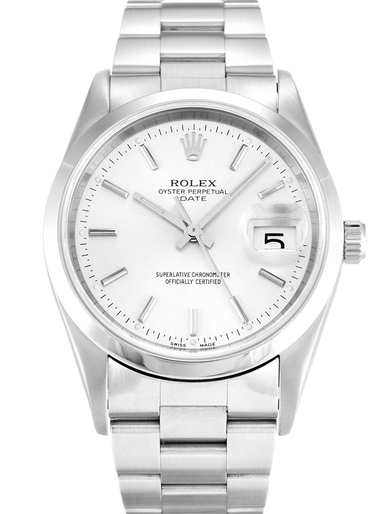Rolex Oyster Perpetual Date 34mm Silver Dial 15200 $399.00