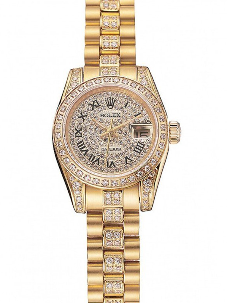 Superclone Rolex Datejust 21mm Gold Dial 1453955 $999.00