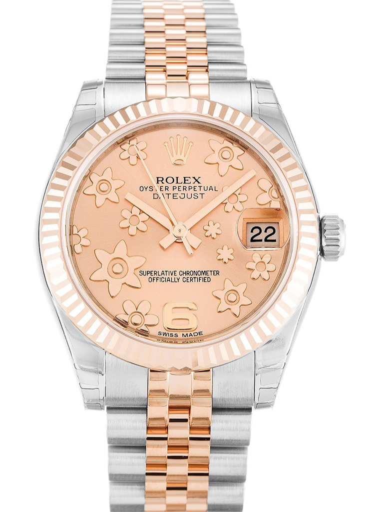 Rolex Datejust Mid-Size 31mm Pink Floral Dial 178271 $399.00