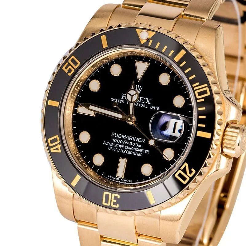 Superclone Rolex Submariner 40mm Black Dial 116618LN $999.00