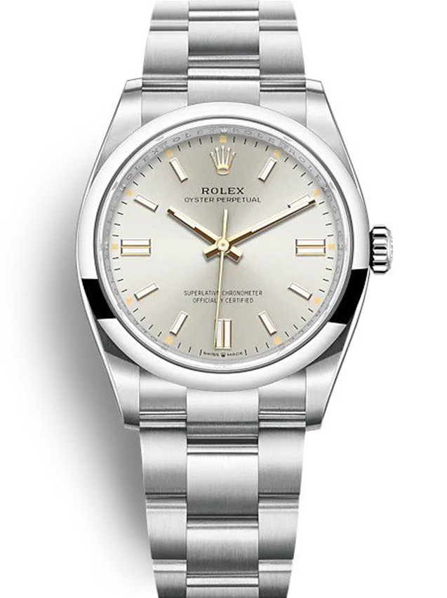 Rolex Oyster Perpetual Lady 36mm Silver Dial 126000 $399.00