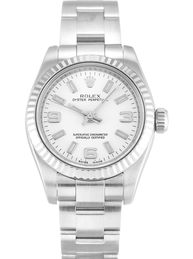 Rolex Oyster Perpetual Lady 26mm White Dial 176234 $399.00