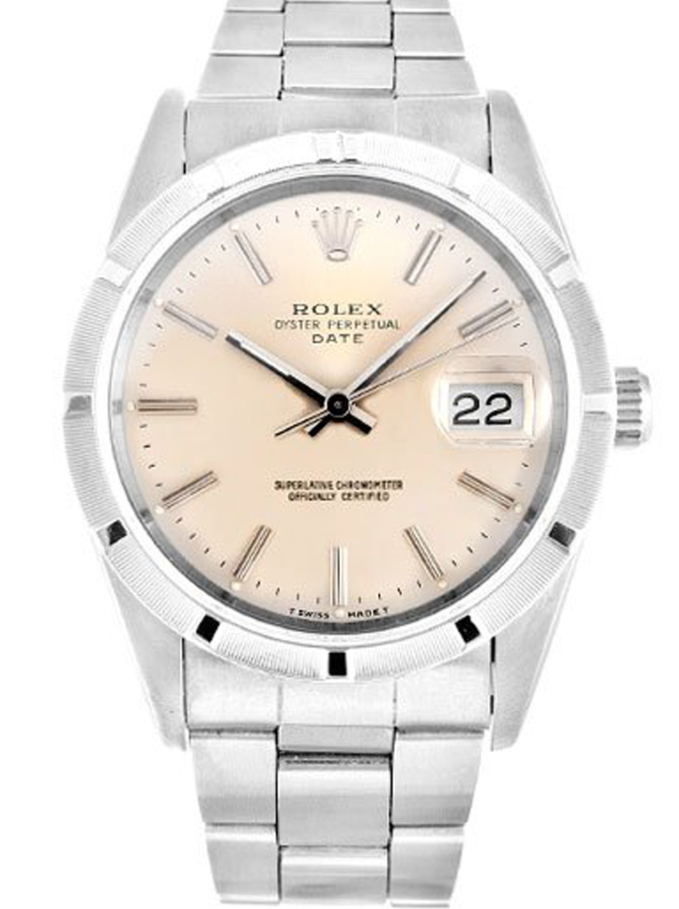 Rolex Oyster Perpetual Date 34mm Silver Dial 15210 $399.00
