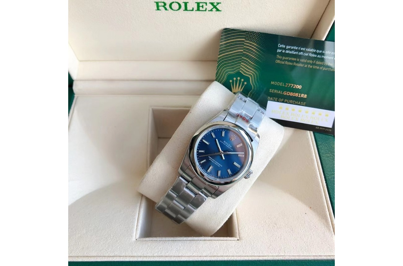 Rolex Oyster Perpetual 31/41mm SS/SS Blue/Stk $599.00