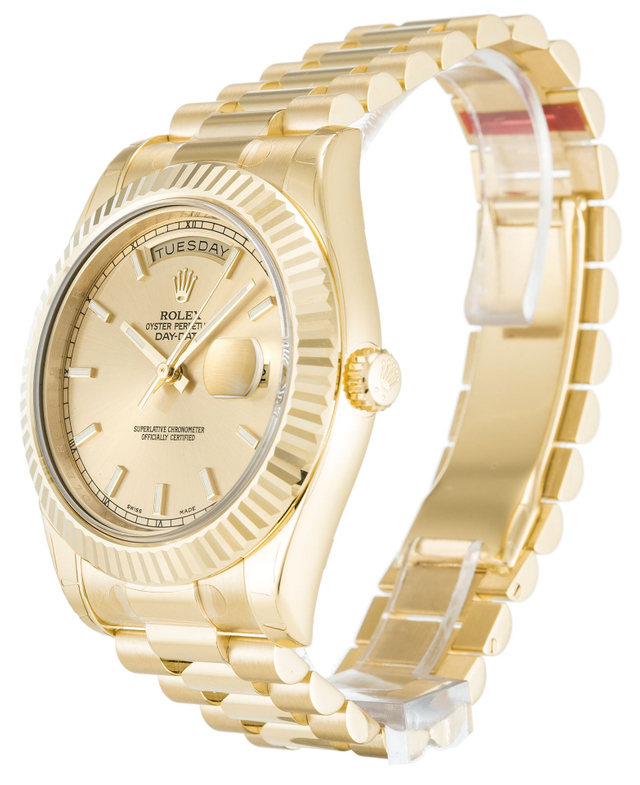 Rolex Day-Date II 41mm Champagne Dial 218238 $399.00