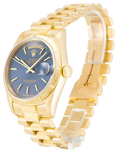 Rolex Day-Date 36mm Blue Dial 18248 $399.00