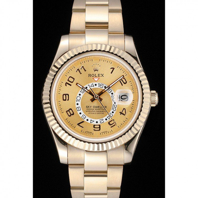 Rolex Sky-Dweller 41mm Gold Dial 80243 $399.00