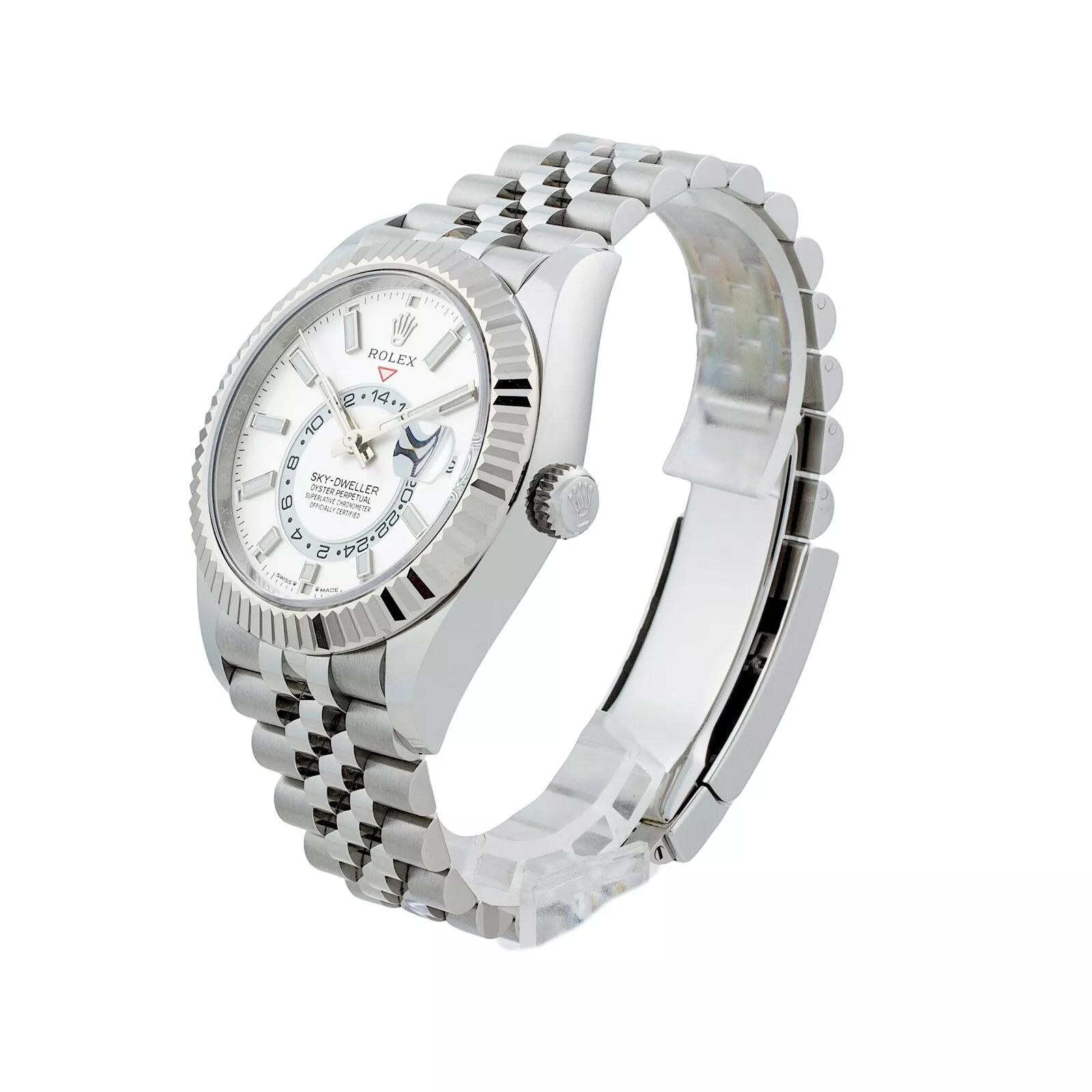Superclone Rolex Sky-Dweller 42 mm Intense white Dial 336934 Jubilee $899.00