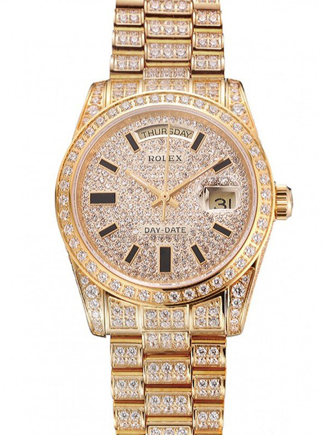 Superclone Rolex Day-Date 36mm White Dial REP016822 $999.00