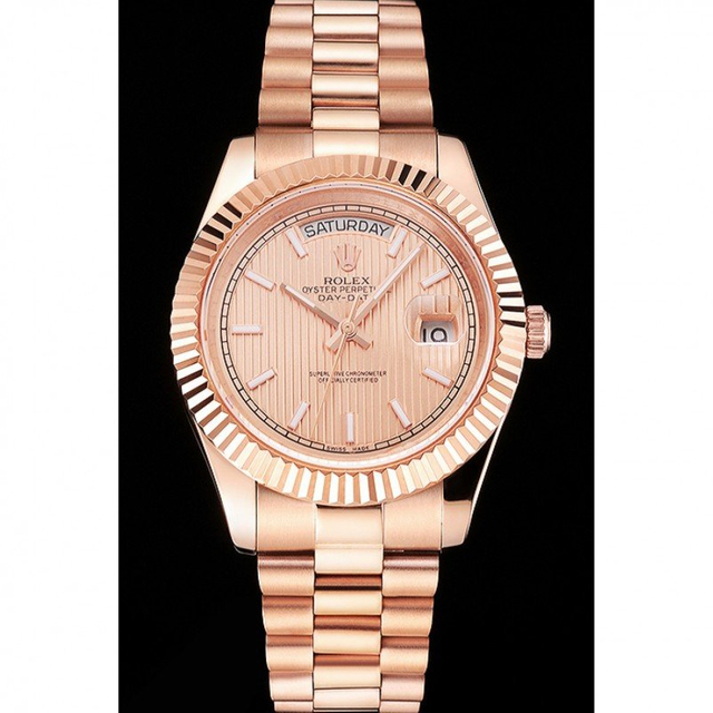 Superclone Rolex Day-Date 41mm Rose-Gold Dial REP016823 $999.00
