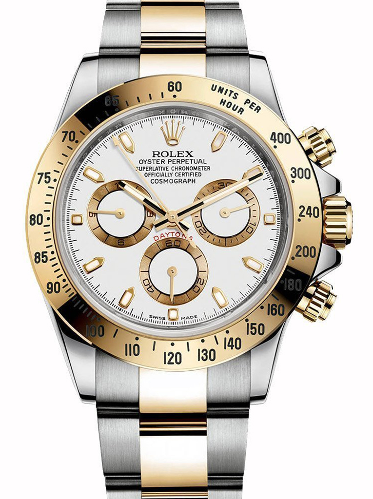 Superclone Rolex Daytona 40mm White Dial 116523-2 $599.00 – $1,329.00