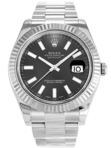 Rolex Datejust 41mm Black Dial 116334 $369