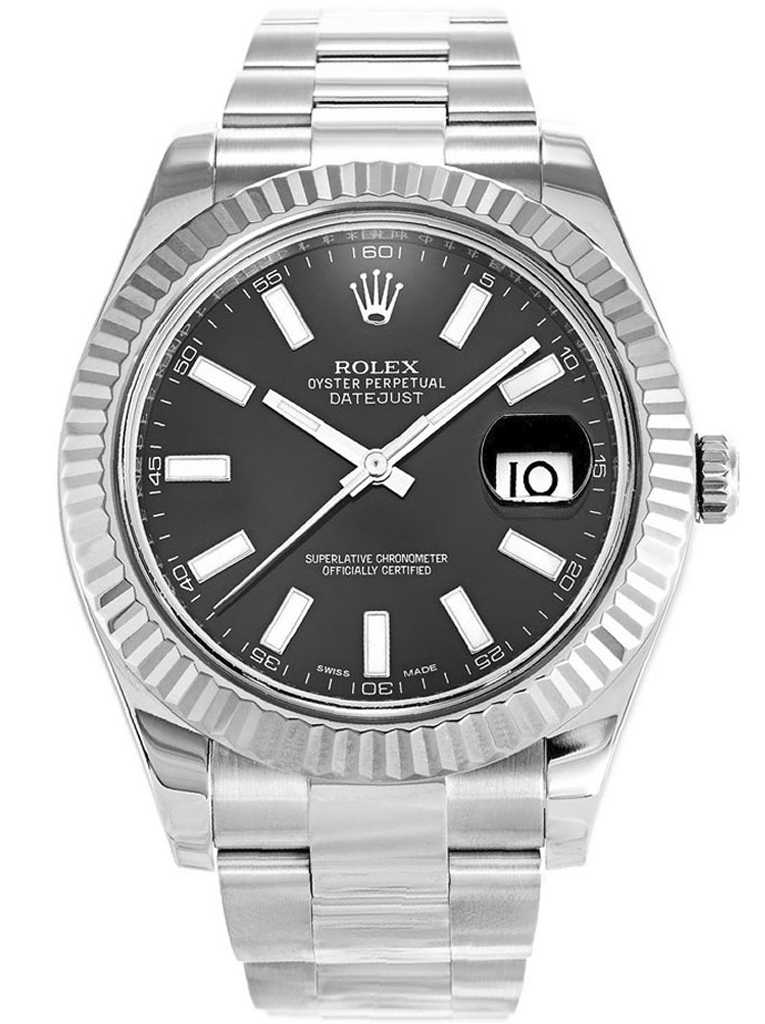 Rolex Datejust 41mm Black Dial 116334 $369