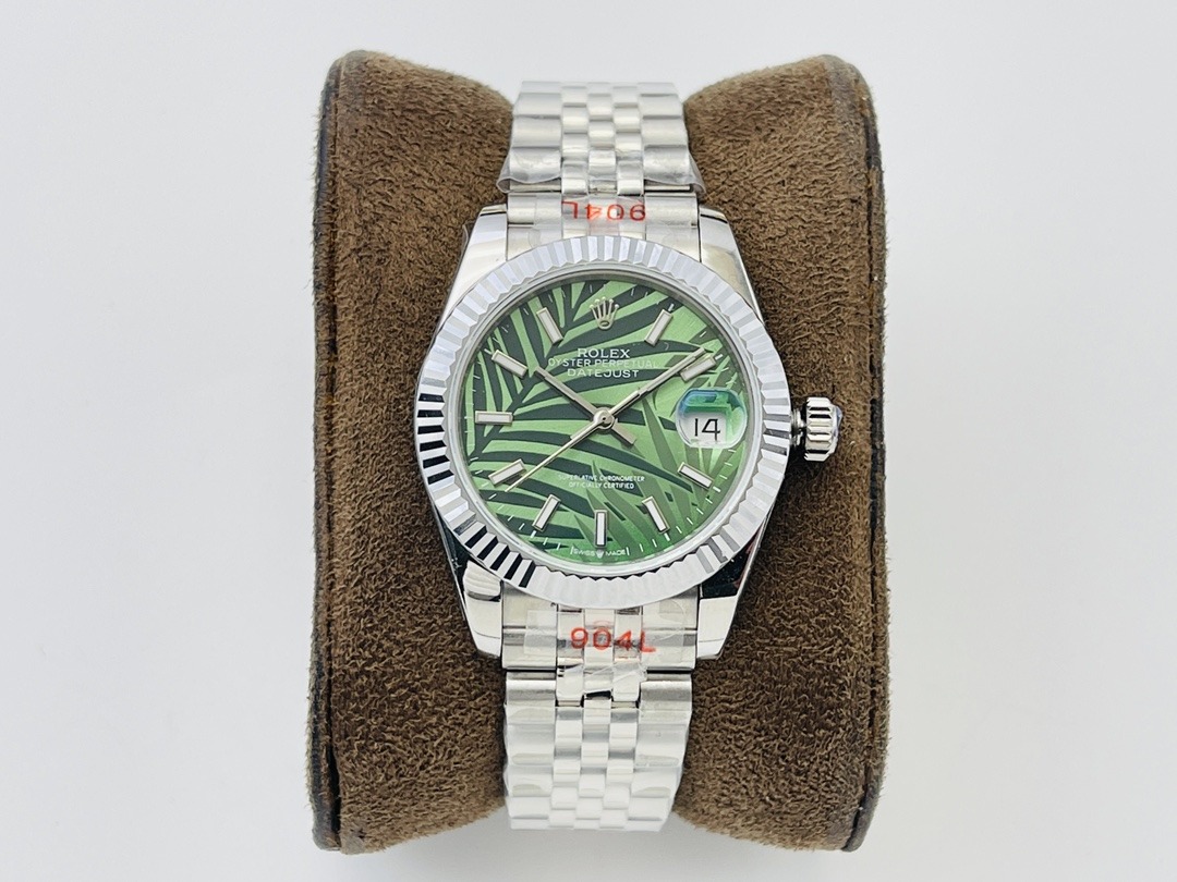 Rolex Datejust 36mm Palm Motif Dial 126234-0047 $399.00