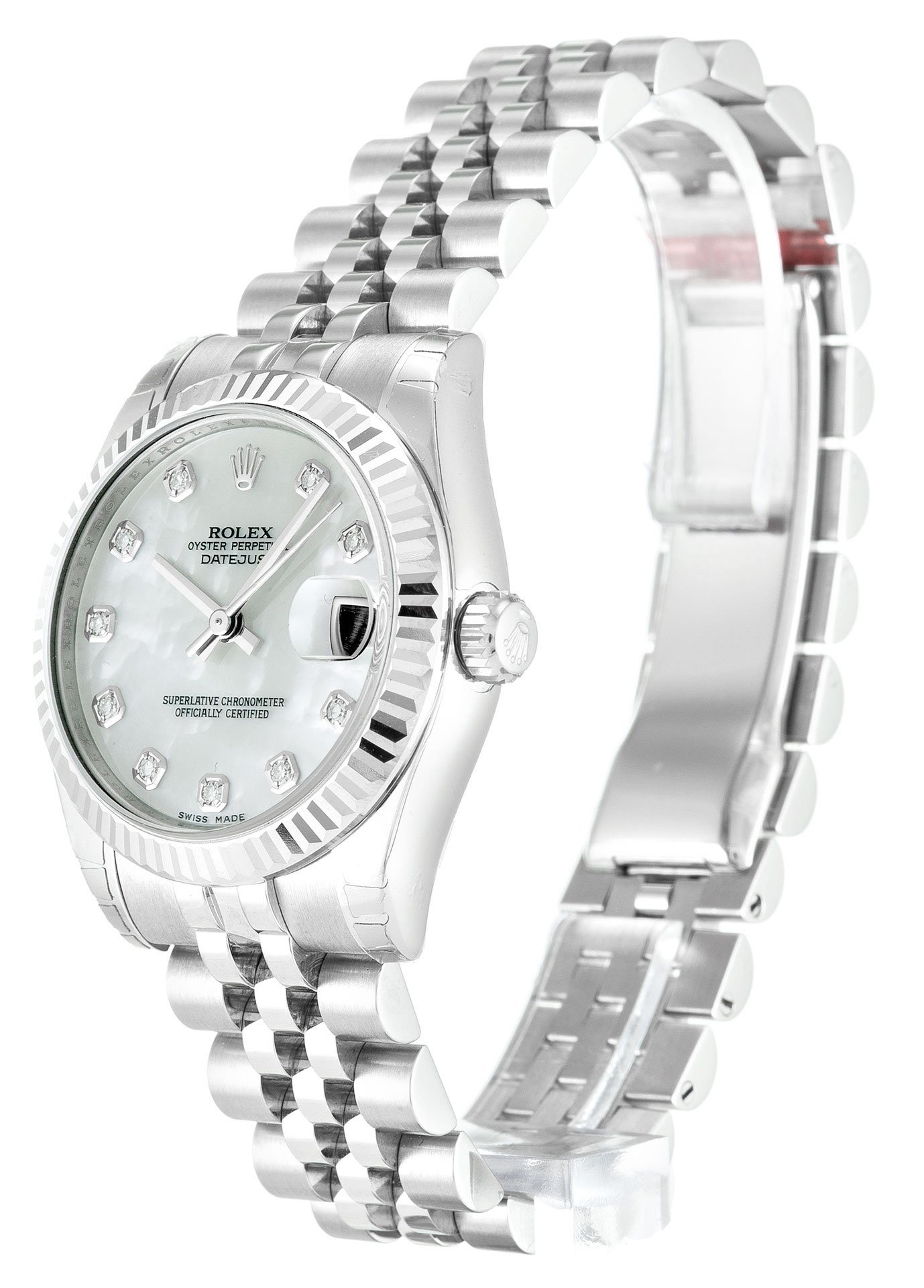 Rolex Lady-Datejust 31mm Mother of Pearl – White Dial 178274 $399.00
