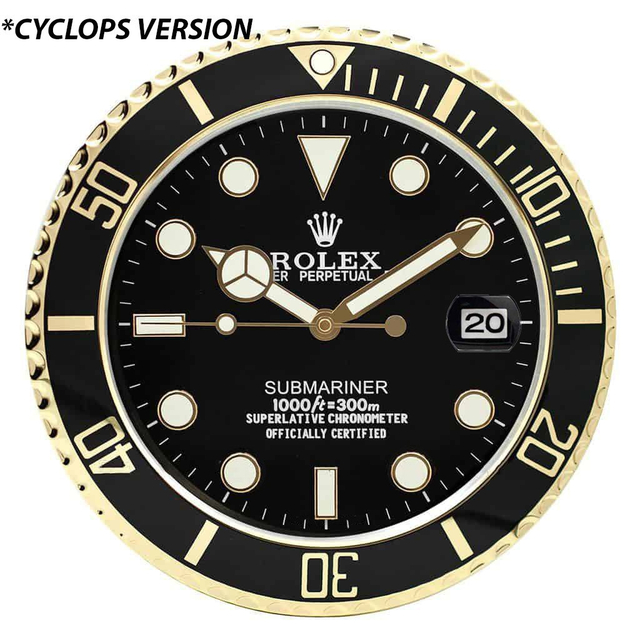 ROLEX WALL CLOCK – “XL” SUBMARINER $299.00 – $328.00