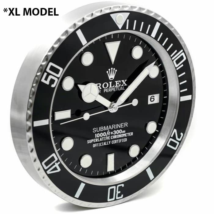 ROLEX WALL CLOCK – “XL” SUBMARINER $299.00 – $328.00