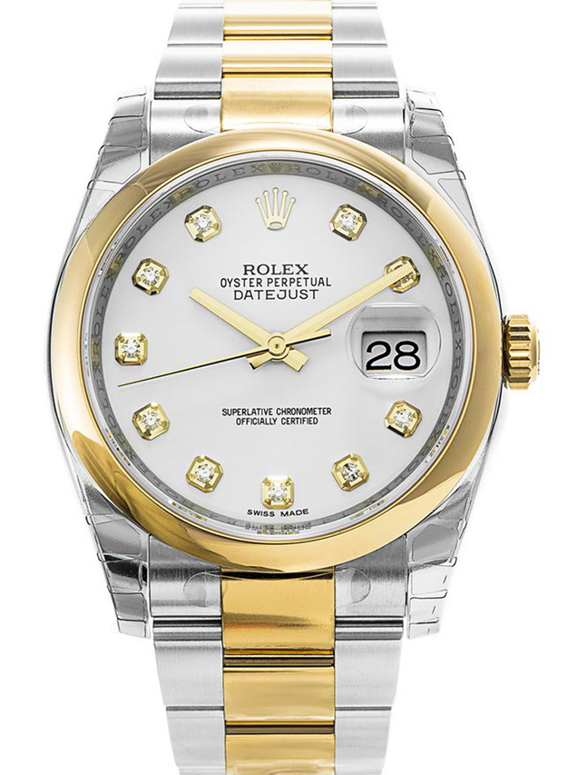 Rolex Datejust 36mm White Dial 116203 $399.00