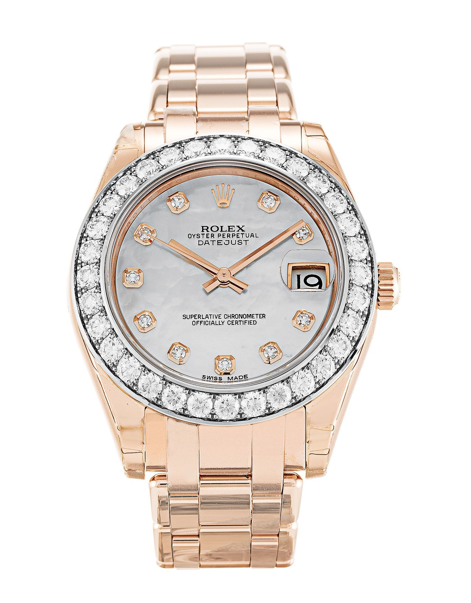 Rolex Pearlmaster 34mm Mother of Pearl Dial 81285 $361.00