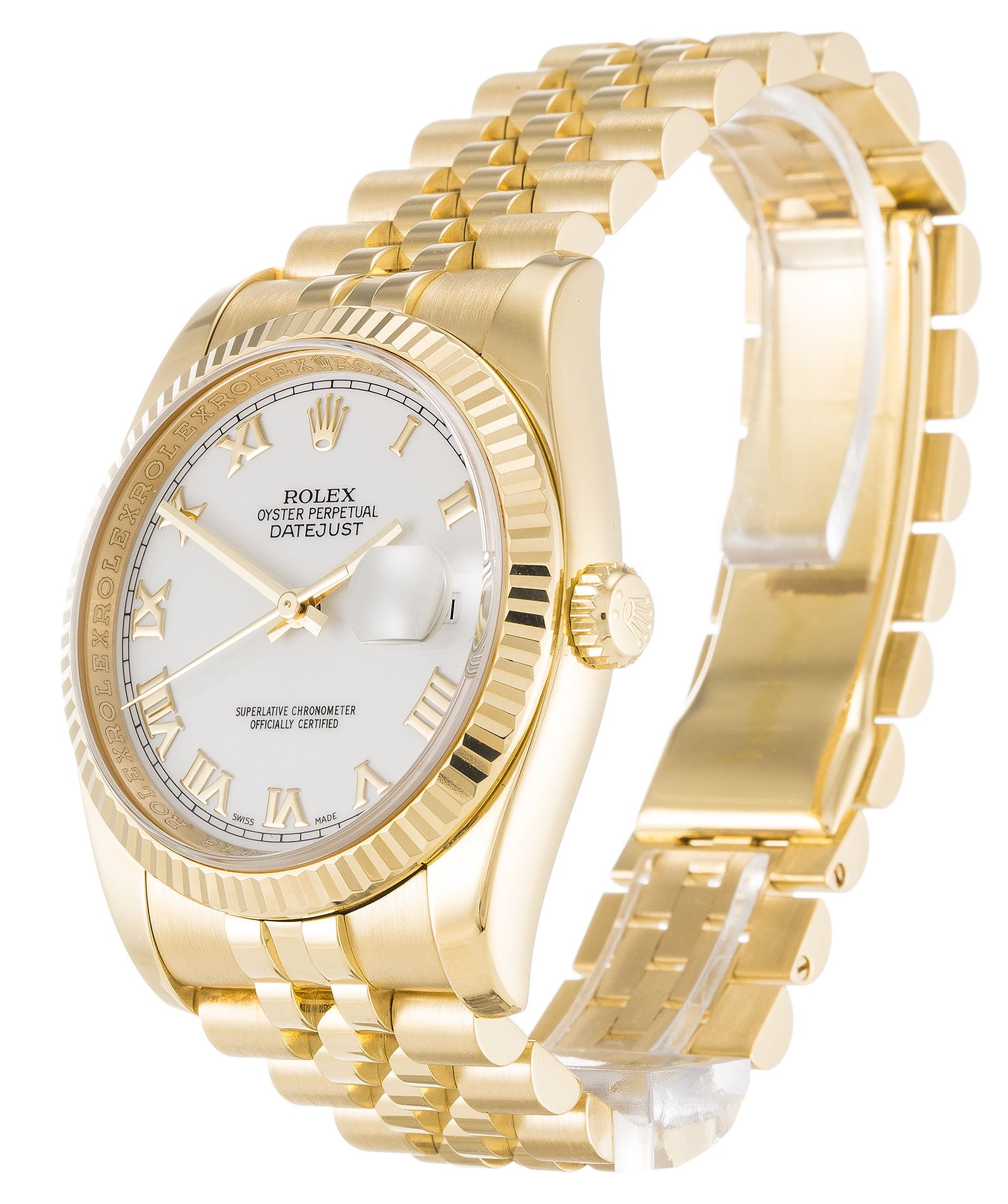 Rolex Datejust 36mm White Dial 116238 $399.00