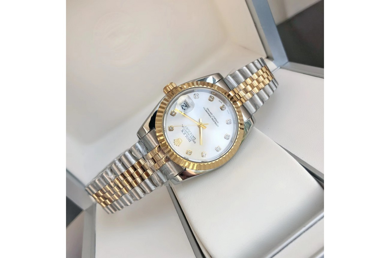 Rolex Datejust 3628mm RGSS Jub SliverDia $798.00