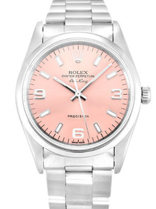 Rolex Air-King 34mm Pink Dial 14000-2 $399.00