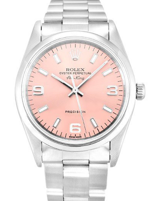 Rolex Air-King 34mm Pink Dial 14000-2 $399.00