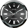 ROLEX WALL CLOCK – OYSTER PERPETUAL BLACK $269.00