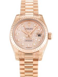Rolex Lady-Datejust 26mm Rose Dial 179175 $399.00