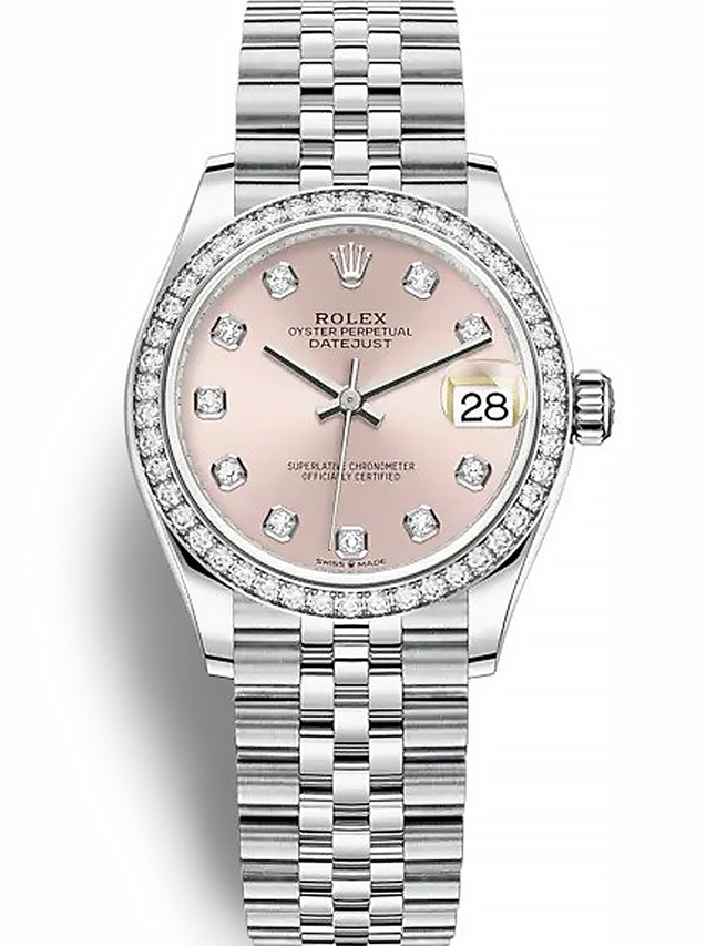 Rolex Datejust 31mm Pink Dial 278384RBR $399.00