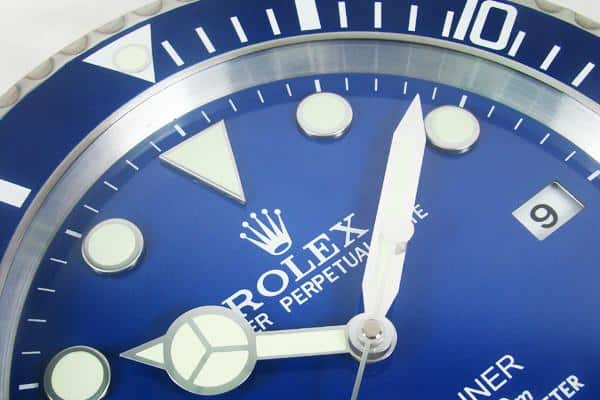 ROLEX WALL CLOCK – SUBMARINER VIVID BLUE DIAL $269.00 – $298.00