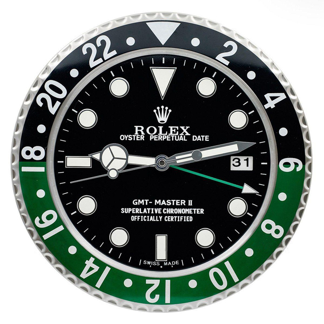 ROLEX WALL CLOCK – GMT MASTER II ‘SPRITE’ $269.00 – $298.00