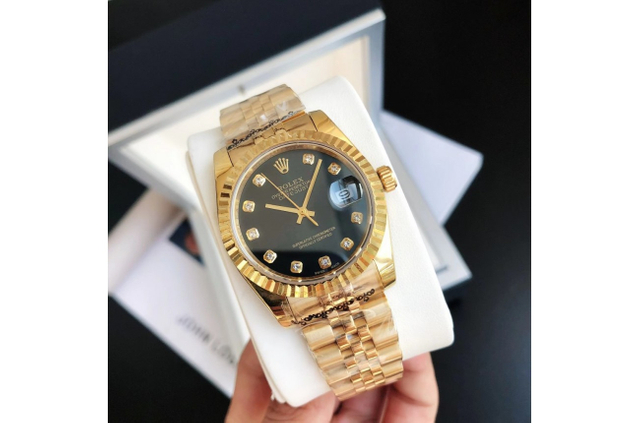 Rolex Datejust 3628mm RGRG Jub Black Dial $798.00