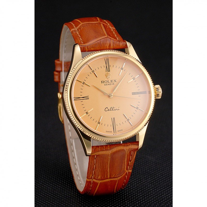 Superclone Rolex Cellini 38mm Gold Dial REP016798 $999.00