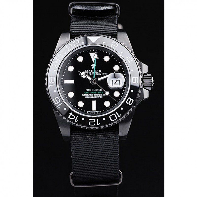 Superclone Rolex GMT-Master II 40mm Black Dial REP016827 $999.00