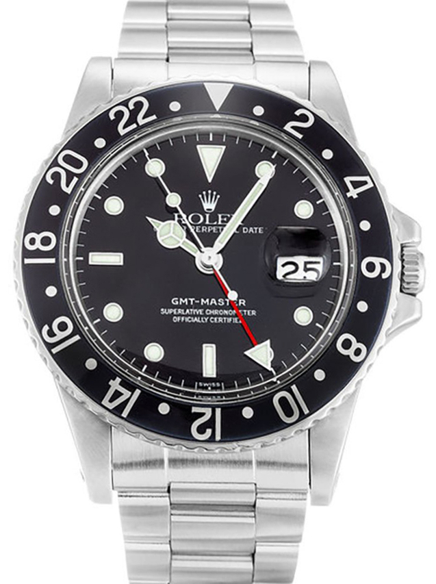Rolex GMT-Master 40mm Black Dial 16750 $399.00